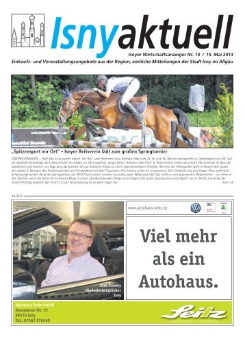 Isny Aktuell 15.05.2013