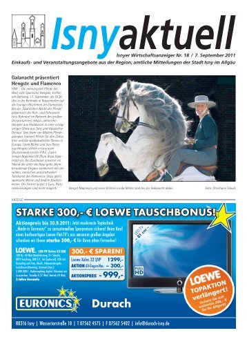 Isny Aktuell 07.09.2011