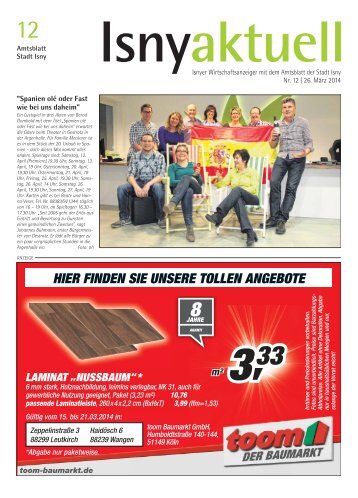 Isny Aktuell 26.03.2014