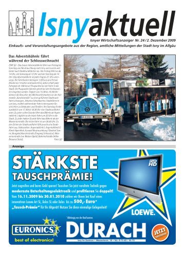 Isny Aktuell 02.12.2009