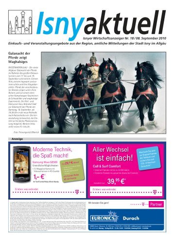 Isny Aktuell 08.09.2010