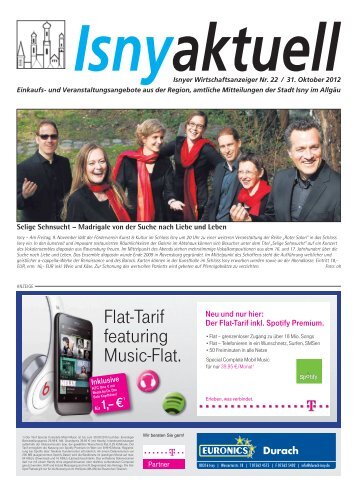 Isny Aktuell 31.10.2012