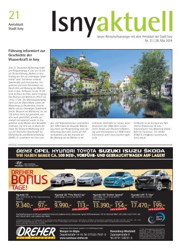 Isny Aktuell 28.05.2014