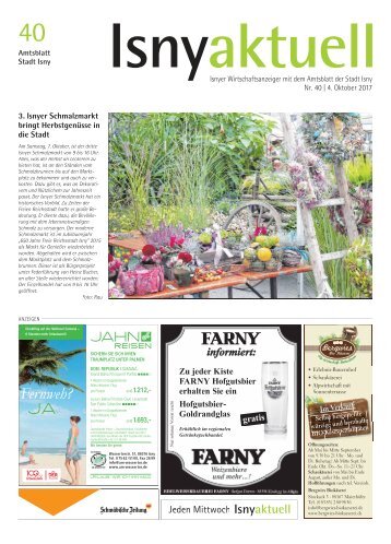 Isny Aktuell 04.10.2017
