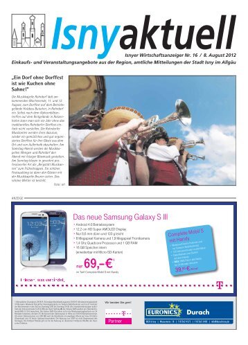 Isny Aktuell 08.08.2012