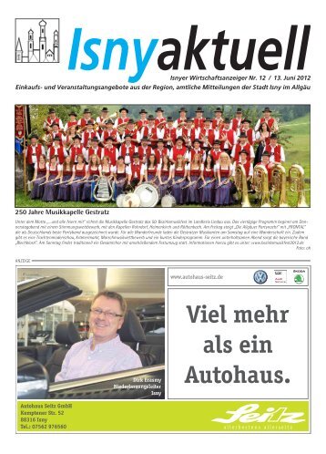 Isny Aktuell 13.06.2012