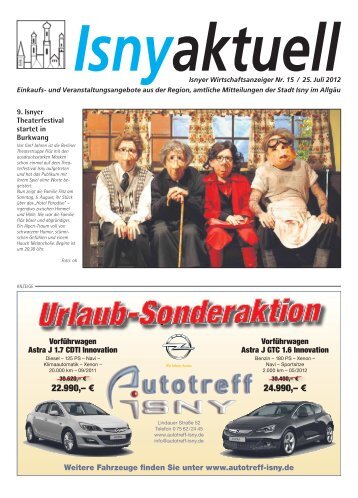 Isny Aktuell 25.07.2012