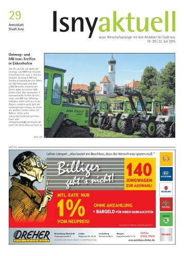 Isny Aktuell 22.07.2015