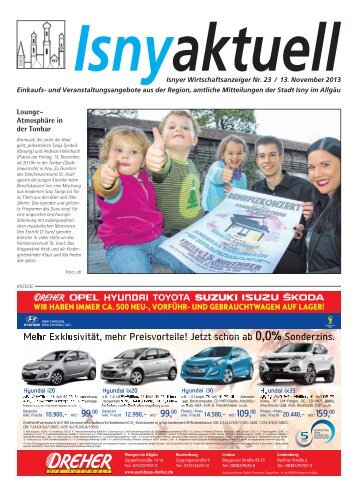 Isny Aktuell 13.11.2013