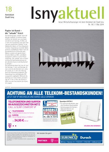 Isny Aktuell 07.05.2014