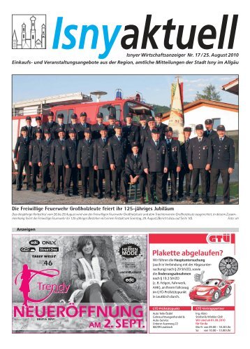 Isny Aktuell 25.08.2010