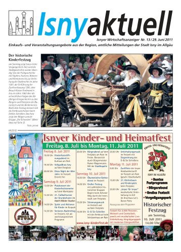 Isny Aktuell 29.06.2011