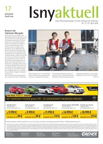 Isny Aktuell 27.04.2016