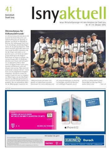 Isny Aktuell 13.10.2015