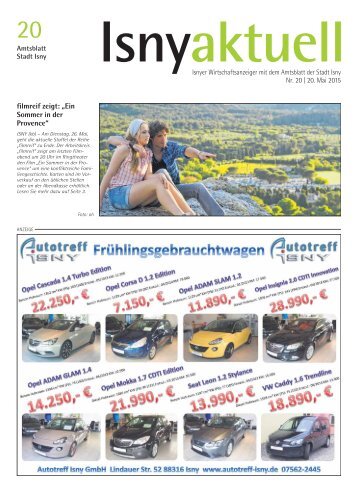 Isny Aktuell 20.05.2015