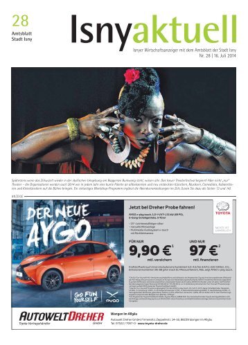 Isny Aktuell 16.07.2014