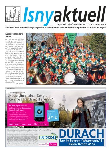 Isny Aktuell 13.01.2010