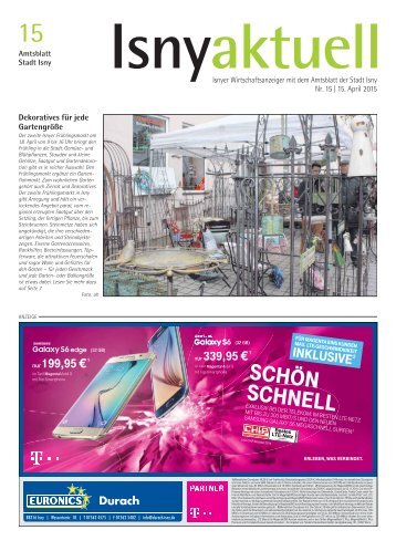 Isny Aktuell 15.04.2015