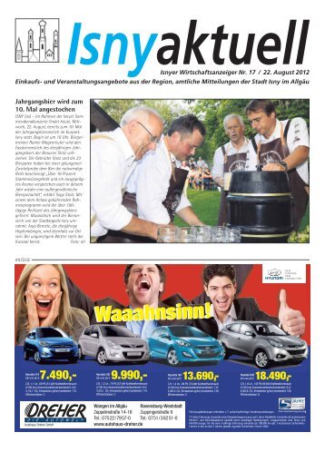 Isny Aktuell 22.08.2012