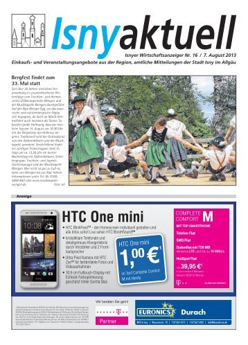 Isny Aktuell 07.08.2013
