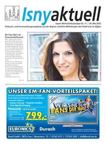 Isny Aktuell 30.05.2012