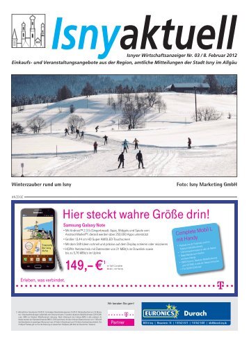 Isny Aktuell 08.02.2012