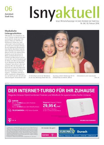 Isny Aktuell 10.02.2016