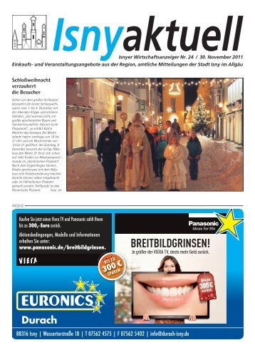 Isny Aktuell 30.11.2011