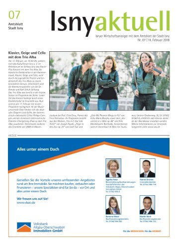 Isny Aktuell 14.02.2018
