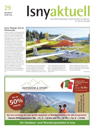 Isny Aktuell 20.07.2016