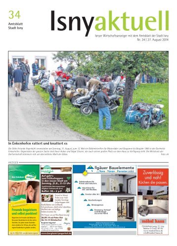 Isny Aktuell 27.08.2014