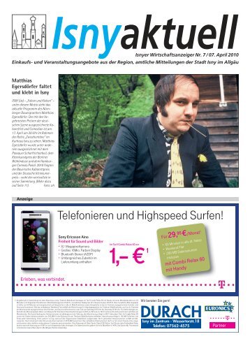 Isny Aktuell 07.04.2010