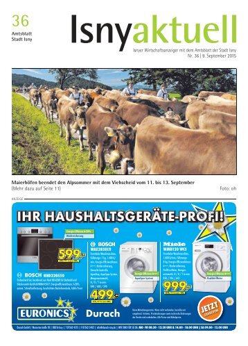 Isny Aktuell 09.09.2015