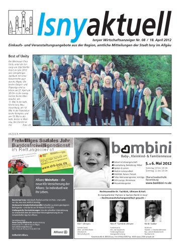 Isny Aktuell 18.04.2012