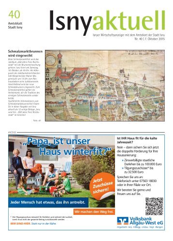 Isny Aktuell 07.10.2015