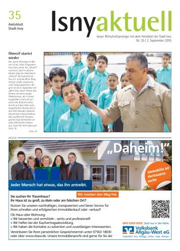 Isny Aktuell 02.09.2015