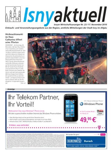 Isny Aktuell 17.11.2010