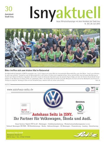 Isny Aktuell 29.07.2015