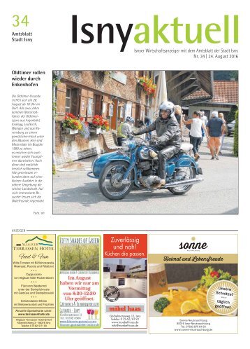 Isny Aktuell 24.08.2016