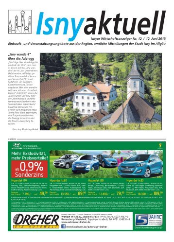 Isny Aktuell 12.06.2013