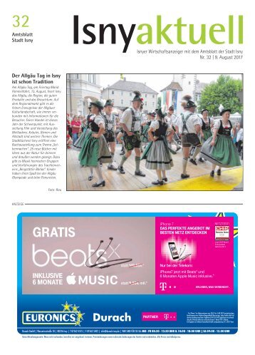 Isny Aktuell 09.08.2017