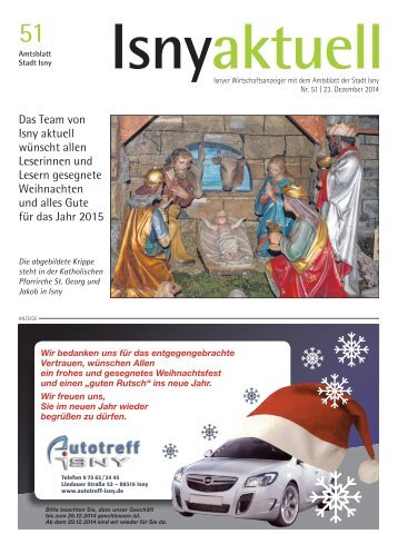 Isny Aktuell 23.12.2014