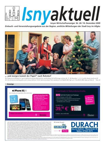 Isny Aktuell 16.12.2009