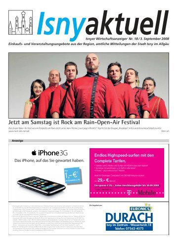 Isny Aktuell 03.09.2008