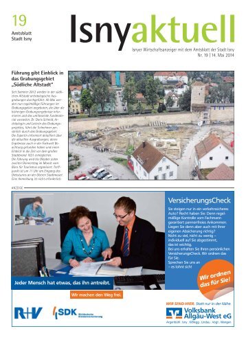 Isny Aktuell 14.05.2014