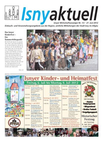 Isny Aktuell 27.06.2012