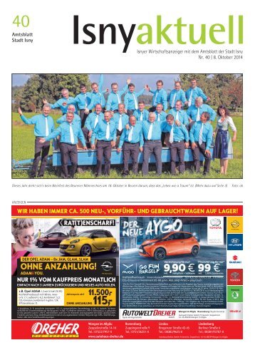 Isny Aktuell 08.10.2014