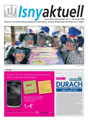 Isny Aktuell 28.01.2009