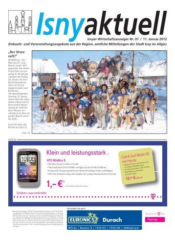 Isny Aktuell 11.01.2012