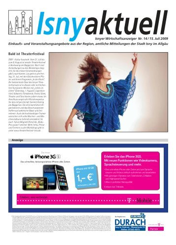 Isny Aktuell 15.07.2009